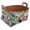 Multicolor 5, variant on Marble Black Storage Basket Collapsible Storage Bin, PU Foldable Basket Convenient Box Storage Organizer with Handles for Shelves Office Bedroom Closet Nursery Toys Laundry
