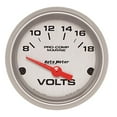 thumbnail image 3 of Auto Meter 200756-33 - Marine 2.06" Silver In-Dash Mount Voltmeter Gauge, 3 of 4