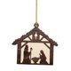 thumbnail image 2 of Colgante de ventana navideño, decoración para árbol de Navidad, natividad de Jesús, nacimiento de madera resistente Estilo A, 2 of 9