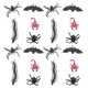 thumbnail image 3 of 50 piezas de accesorios de broma de insectos para decoraciones de Halloween, 3 of 3
