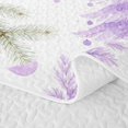 thumbnail image 5 of Erosebridal Watercolor Reindeer Quilt Full, Christmas Tree Full Bedspread Sets, White Plum, 3 Pieces, 1 Coverlet and 2 Pillowcases, 5 of 7