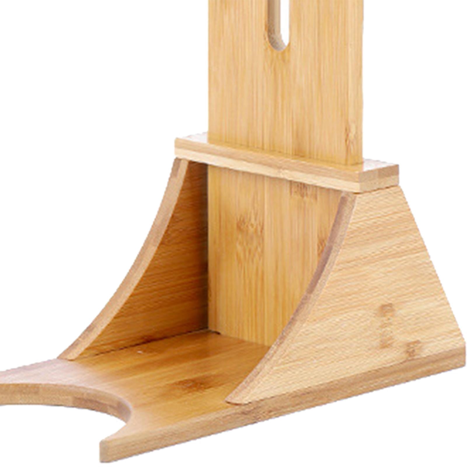 Bvdfgk Wooden Pet Cat Water Feeder Rack Small Dog Water Fountain Frame Adjustable Water