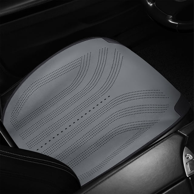 Breathable Mesh Car Seat Cushion Cover with Perforated Design for Comfort and Support in All Seasons