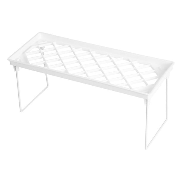 Cateissary Estante de almacenamiento de múltiples capas, estante plegable multifuncional para llevar, organizador de cocina, soportes para Organizadores de utensilios de cocina Pequeño (14*35 cm)