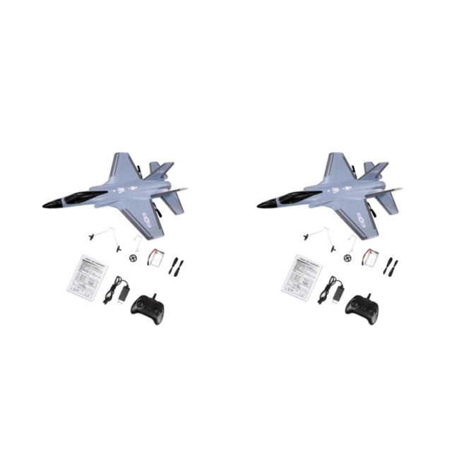 Aviones de ala fija Control remoto Vogacara 2piezas Gris