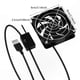 thumbnail image 3 of 8cm USB Cooling Fan with 3-Speed Thermostat for Router and Console Heat Management, 3 of 5