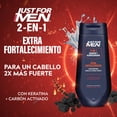 thumbnail image 3 of Shampoo y Acondicionador 2 en 1 Just For Men Extra Fortalecimiento 295mL, 3 of 4