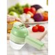 thumbnail image 2 of Cortador Verduras Herramienta Eléctrica Inalámbrica para Ajos Alimenticio para Ajo Rebanadora Ajos Herramienta para Cortar Cebollas Procesador Alimentos Mano (4 en 1), 2 of 9