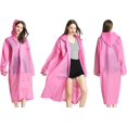 thumbnail image 5 of Rain Raincoats for Adults Women Men, Reusable 2 Pack Rain Jacket Coats with Hood for Family Disney Camping Hiking, 5 of 7