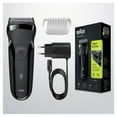thumbnail image 2 of Braun Series 3 300s Rechargeable Electric Shaver, black, 2 of 7