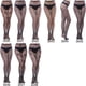 thumbnail image 5 of Pantimedias de verano Medias de rejilla Moda Chica Sexy Patrón Jacquard Encaje Hueco Vintage, 5 of 6