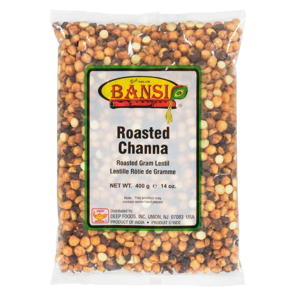 Pois chiches rôtis « Rosted Channa » de Bansi, 400 g
