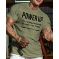 thumbnail image 4 of Gymish Power Up Workout T-Shirt for Men – Funny Gym Shirt, Mens Gym TShirt, Motivational Fitness Tee, Gym Clothes for Men, 4 of 6
