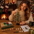 thumbnail image 6 of DIY Beaded Christmas Tree Kit,7.87x4.72x4.72 in Handmade Crystal Xmas Ornament Set,Sparkling Holiday Decor Gift for Adults & Teens, 6 of 7