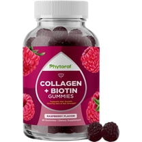 Phytoral Extra Strength Biotin and Collagen Gummies for Hair, Skin, & Nail Health, 90 Gummies