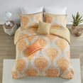 thumbnail image 3 of Intelligent Design King/Cal King Senna 5-Piece Comforter Set, Orange, 3 of 9
