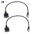 thumbnail image 1 of HEVIRGO DOONJIEY 2/3.5mm to RJ9/RJ10 Mic/Headset Adapter Cable for Office Phone, 1 of 10