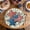 B, variant on Holiday Linens, Non Slip Round Printed Table Mats Designed For Independence Day Patriotic Banquet And Daily Household Table Ornament, Dining Mats