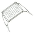 thumbnail image 4 of Parrilla plegable de acero inoxidable para fogatas, para mochileros, de 24 x 16 cm, ideal para acampar, cocinar al aire libre, hacer picnics y asar., 4 of 8