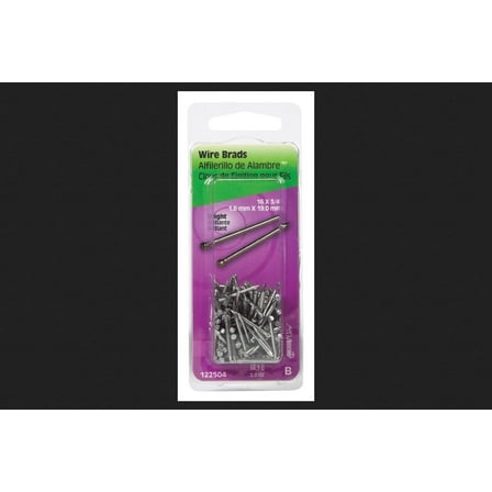 Hillman Brad Nails 3/4 " Bright Steel 16 Ga Card 2 Oz