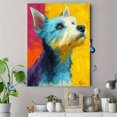 thumbnail image 4 of Colorful Yorkshire Terrier Pop Art Canvas Print, Yorkie Portrait Ready To Hang Pet Lover Wall Decor, 4 of 8