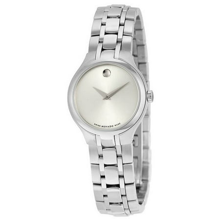 Movado 0606451 Women's Silver Dial Stainless Steel (Best Ladies Luxury Watches 2019)