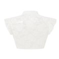 thumbnail image 4 of German Dirndl Blouse with Ruffles White - Traditional & Elegant Bavarian Oktoberfest Blouse Luna,Women German Dirndl Blouse Bavarian Oktoberfest White Dirndl Shirts for Women, 4 of 8