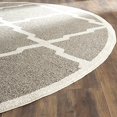 thumbnail image 4 of Safavieh Amherst Dark Grey Indoor Outdoor Rug - Round 5', 4 of 5