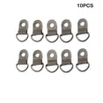 thumbnail image 2 of 10PCS Ring Buckle Figure D Garment Anchors Rings Wear Resistance Solid Color Portable Binding Buckles Bag Shoes Picture Frame Black, 2 of 7