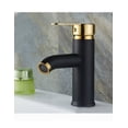 thumbnail image 2 of Mezcladora Monomando Grifo Llave Negro  Lavabo Color Ocre, 2 of 4