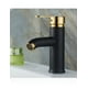 thumbnail image 2 of Mezcladora Monomando Grifo Llave Negro  Lavabo Color Ocre, 2 of 4