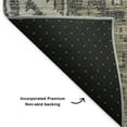 thumbnail image 3 of Addison Rugs Mayfield Washable Transitional Patchwork Taupe Runner Rug, 2'3" x 7'6", 3 of 5
