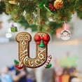thumbnail image 1 of Adornos Navideños Colgantes con 26 Letras para Árbol de Navidad, Adornos Navideños Personalizados para Hacer Tú Mismo, Decoración Navideña, Decoración Colgante para Árbol de Navidad., 1 of 6