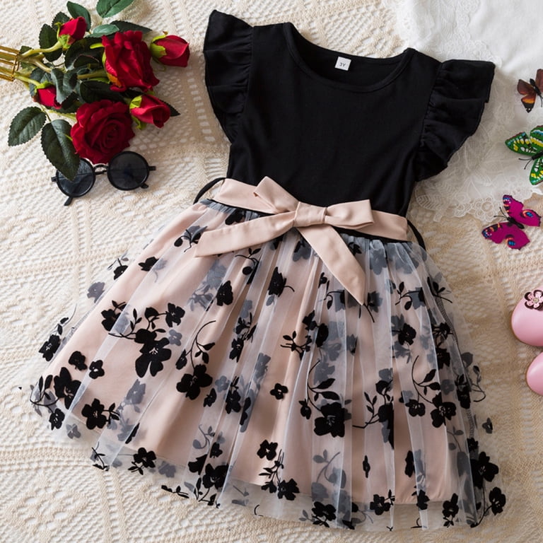 black floral graduation dress Shop the Elegant Black Dahlia Gown main image 1