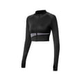 thumbnail image 4 of Mlzmgr Crop Tops for Women Long Sleeve Zip up Jackets Athletic Running Gym Outdoor Workout Shirts, 4 of 4