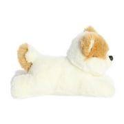Aurora - Small White Mini Flopsie - 8 Pom The Pup - Adorable Stuffed Animal