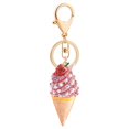 thumbnail image 1 of Llavero bonito con forma de helado para mujer, regalo de joyería (rosa), 1 of 5
