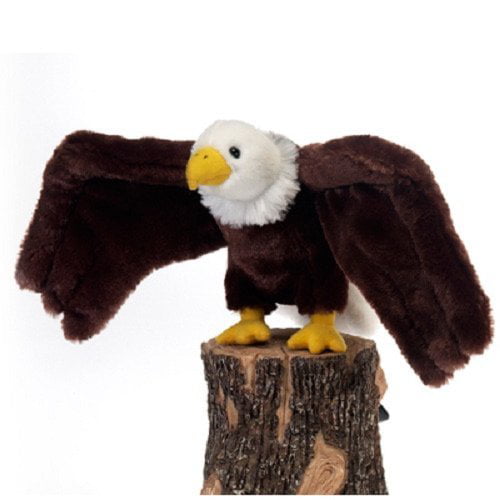 High Flyer Bald Eagle Snap Bracelet with Sound stuffed animal plush bird 
