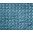 thumbnail image 5 of oneOone Tissu Polyester Spandex Bleu Moyen Matériau de Robe Rétro Tissu Imprimé au Mètre 56 Pouces de Large, 5 of 5