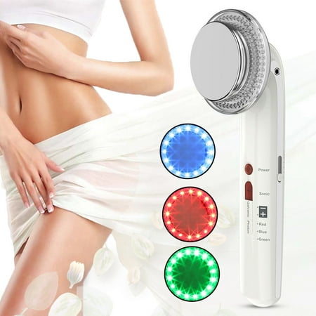 WALFRONT 7 IN 1 EMS Ultrasonic Body Beauty Device LED Photon Therapy Face Massager Fat Removal Body Slimming Machine Handheld Body Burn Fat (Best Way To Burn Body Fat)