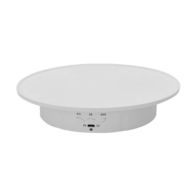 3 Speeds Electric Rotating Display Stand Mirror Turntable Jewelry Holder Battery ,Excellent Structural Design