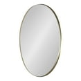 thumbnail image 1 of Kate and Laurel Rollo Oval Framed Wall Mirror, Gold 20x30, 1 of 8