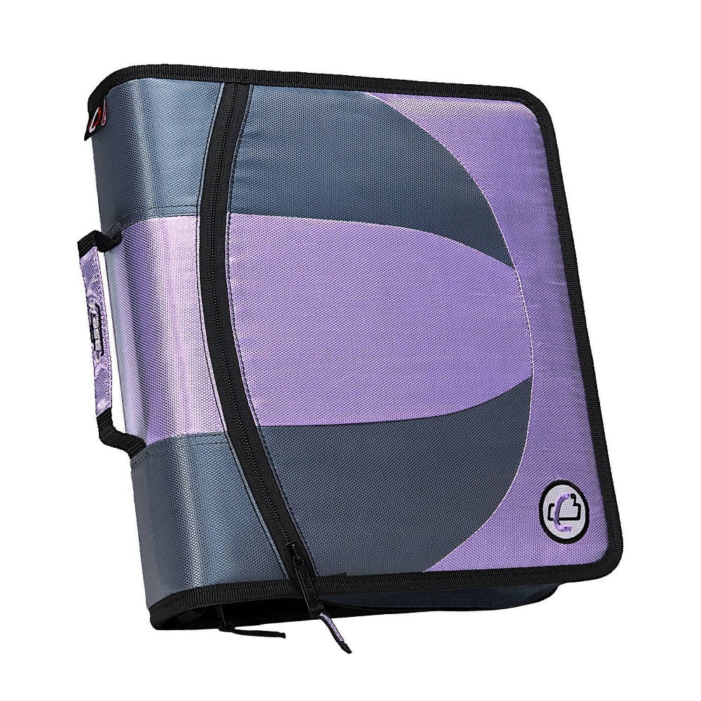 Case It Dual-100 1.5" D-Ring Zipper Binder, Available in Multiple Colors