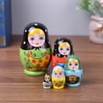 thumbnail image 4 of 10 Pcs/Ensemble Poupées Gigognes en Tilleul Panda Fait Main Matryoshka Jouets Cadeau, 4 of 6