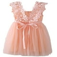 thumbnail image 2 of MesaSe Robe de Princesse en Dentelle Fleur Tutu Robe de Fête Formelle pour Bébé Filles, 2 of 3