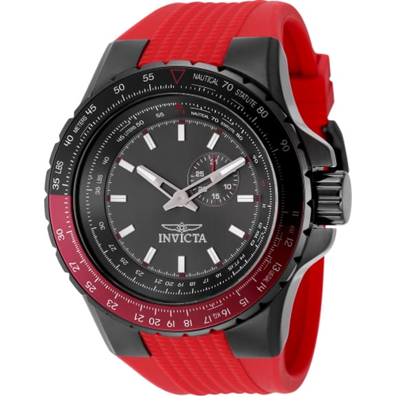 Invicta Men's Aviator Gunmetal Dial Watch - 49724