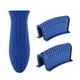 thumbnail image 5 of Injueey 4 piezas de cubierta de mango de olla, accesorio de utensilios de cocina, protector de aislamiento térmico grueso, cubiertas de Azul 2piezas, 5 of 6