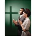 thumbnail image 1 of Cuadro Decorativo - Pareja de sombras cruzadas Jr  Impresión en canvas, estrechado., 1 of 2