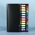 thumbnail image 2 of Kdkad 12-Pocket Expanding File Organizer - Rainbow Color-Coded Accordion Folder with Tabs, Letter Size Document Storage for Office & Tax Papers (Serviceable )​​, 2 of 7