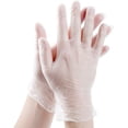 thumbnail image 4 of 200 Disposable Vinyl Gloves, Non-Sterile, Powder-Free, Smooth Touch, Food Service Grade, Large Size [2x100 Pack], 4 of 4